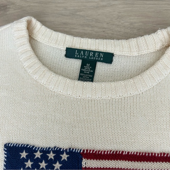 lauren ralph lauren american flag sweater - Picture 5 of 9